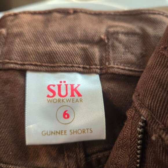 High Waist Brown Shorts - Picture 3 of 3